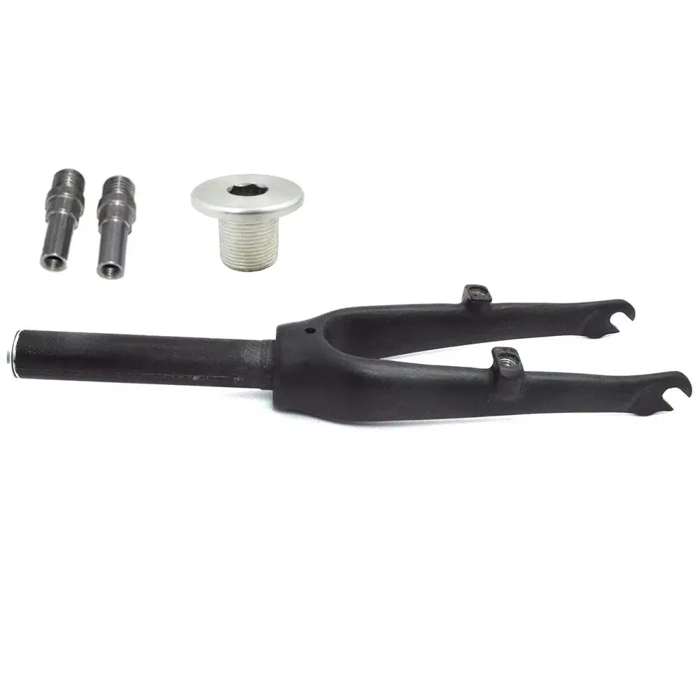 451 406 305 Full Carbon Fiber 20" 16" 14" BMX Folding Bicycle Fork 20 16 14 Inch V C Brake Bike Parts 28.60mm 74mm 100mm