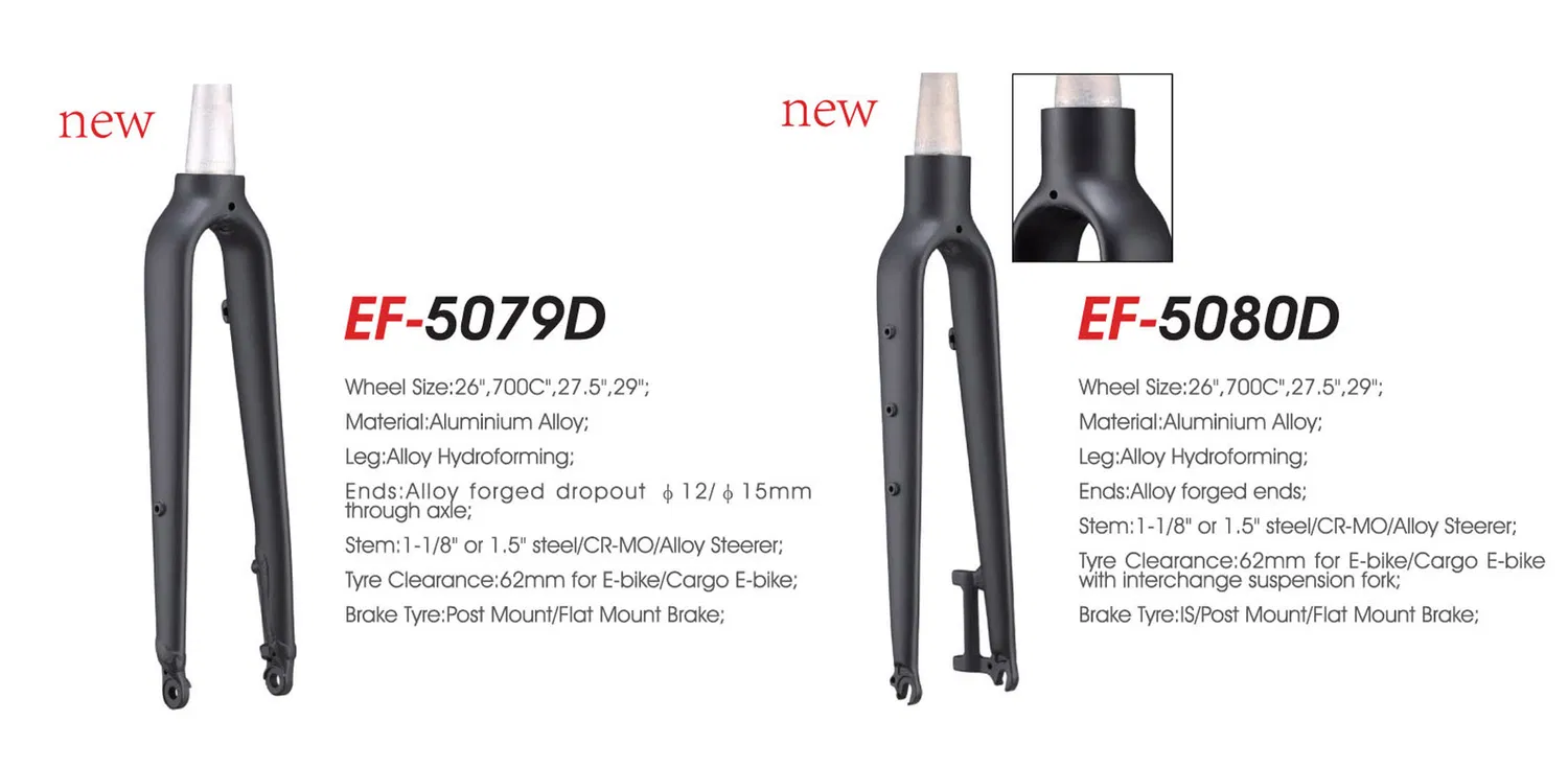 Aluminum MTB Rigid Fork 26/27.5er Mountain Bike Bicycle Fork